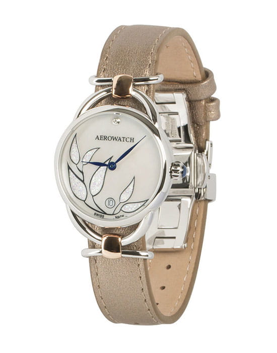 Aerowatch Aerowatch Diamonds 07977 BI02 , наручные женские часы фото под углом